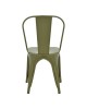 Καρέκλα Utopia μέταλλο σε λαδί απόχρωση 44x44x85εκ Υλικό: METAL 270-000027