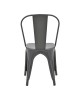 Καρέκλα Utopia μέταλλο σε ανθρακί απόχρωση 44x44x85εκ Υλικό: METAL 270-000028