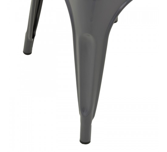 Καρέκλα Utopia μέταλλο σε ανθρακί απόχρωση 44x44x85εκ Υλικό: METAL 270-000028