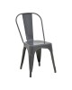 Καρέκλα Utopia μέταλλο σε ανθρακί απόχρωση 44x44x85εκ Υλικό: METAL 270-000028