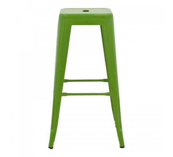 Σκαμπό μπαρ Utopia μέταλλο σε πράσινη απόχρωση 42x42x76εκ Υλικό: METAL 270-000029