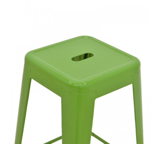 Σκαμπό μπαρ Utopia μέταλλο σε πράσινη απόχρωση 42x42x76εκ Υλικό: METAL 270-000029