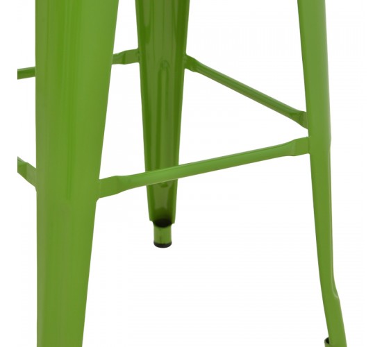 Σκαμπό μπαρ Utopia μέταλλο σε πράσινη απόχρωση 42x42x76εκ Υλικό: METAL 270-000029