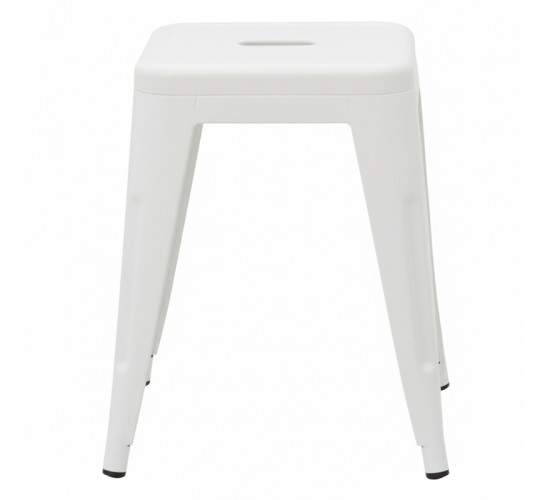 Σκαμπό Utopia μέταλλο σε λευκή ματ απόχρωση 30x30x45εκ Υλικό: METAL 270-000051