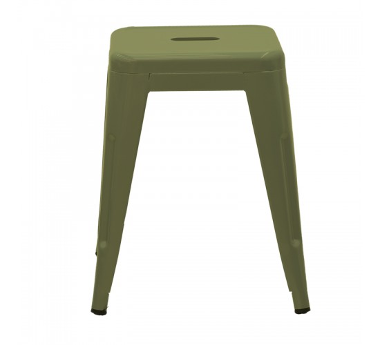 Σκαμπό Utopia μέταλλο σε λαδί απόχρωση 30x30x45εκ Υλικό: METAL 270-000052