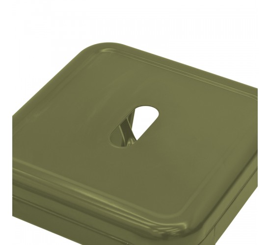 Σκαμπό Utopia μέταλλο σε λαδί απόχρωση 30x30x45εκ Υλικό: METAL 270-000052