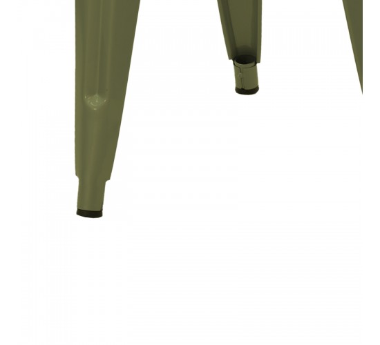 Σκαμπό Utopia μέταλλο σε λαδί απόχρωση 30x30x45εκ Υλικό: METAL 270-000052