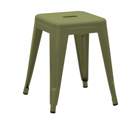 Σκαμπό Utopia μέταλλο σε λαδί απόχρωση 30x30x45εκ Υλικό: METAL 270-000052