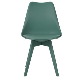 Καρέκλα Gaston I PP-PU σε μέντα απόχρωση 48.5x53.5x81.5εκ Υλικό: PP  PU cushion PP legs 271-000039