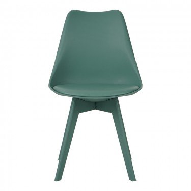 Καρέκλα Gaston I PP-PU σε μέντα απόχρωση 48.5x53.5x81.5εκ Υλικό: PP  PU cushion PP legs 271-000039