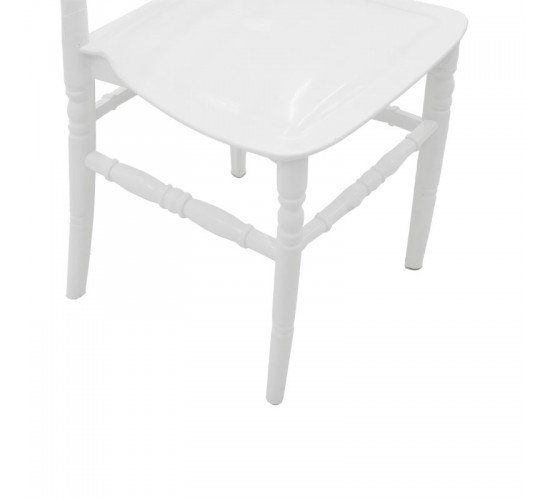 Καρέκλα catering Tiffany PP λευκό 40x45x90εκ Υλικό: PP 273-000001