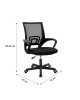 Καρέκλα γραφείου εργασίας Berto I ύφασμα mesh μπλε-μαύρο 56x47x85-95εκ Υλικό: MESH FABRIC - PP BASE 274-000003