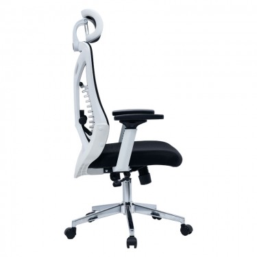 Καρέκλα γραφείου διευθυντή Andrew mesh μαύρο-λευκό Υλικό: FABRIC MESH - PLYWOOD - FOAM 275-000010