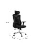 Καρέκλα γραφείου διευθυντή Andrew mesh μαύρο Υλικό: FABRIC MESH - PLYWOOD - FOAM 275-000011 Καρέκλα γραφείου διευθυντή Andrew mesh μαύρο Υλικό: FABRIC MESH - PLYWOOD - FOAM 275-000011