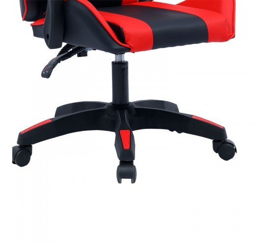 Καρέκλα γραφείου gaming William PU μαύρο-κόκκινο Υλικό: RECYCLE PLYWOOD - FOAM 275-000012 Καρέκλα γραφείου gaming William PU μαύρο-κόκκινο Υλικό: RECYCLE PLYWOOD - FOAM 275-000012