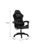 Καρέκλα γραφείου gaming William PU μαύρο Υλικό: RECYCLE PLYWOOD - FOAM 275-000013 Καρέκλα γραφείου gaming William PU μαύρο Υλικό: RECYCLE PLYWOOD - FOAM 275-000013