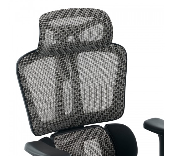 Καρέκλα γραφείου εργασίας ErgoFlow μαύρο-γκρι 73x64x112-135εκ Υλικό: MESH - Nylon 275-000024