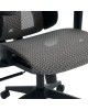 Καρέκλα γραφείου εργασίας ErgoFlow μαύρο-γκρι 73x64x112-135εκ Υλικό: MESH - Nylon 275-000024