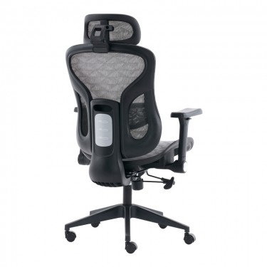 Καρέκλα γραφείου εργασίας Mesgo μαύρο-γκρι 68x67-72x110-136εκ Υλικό: MESH - Nylon 275-000025