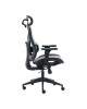 Καρέκλα γραφείου εργασίας Mesgo μαύρο-γκρι 68x67-72x110-136εκ Υλικό: MESH - Nylon 275-000025
