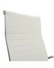 Καρέκλα γραφείου διευθυντή Valter λευκό pu 55.5x58x108εκ Υλικό: METAL. PU 277-000002 Καρέκλα γραφείου διευθυντή Valter λευκό pu 55.5x58x108εκ Υλικό: METAL. PU 277-000002