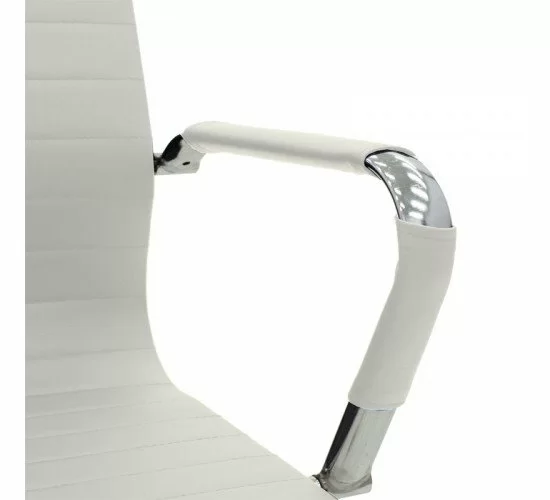 Καρέκλα γραφείου διευθυντή Valter λευκό pu 55.5x58x108εκ Υλικό: METAL. PU 277-000002 Καρέκλα γραφείου διευθυντή Valter λευκό pu 55.5x58x108εκ Υλικό: METAL. PU 277-000002