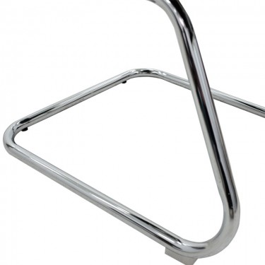 Καρέκλα γραφείου επισκέπτη Valter μαύρο pu 55.5x48x88εκ Υλικό: METAL. PU 277-000003