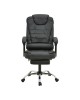 Καρέκλα γραφείου διευθυντή με υποπόδιο και μηχανισμό massage Volter pu μαύρο 62x70x110εκ Υλικό: METAL. PU 277-000013
