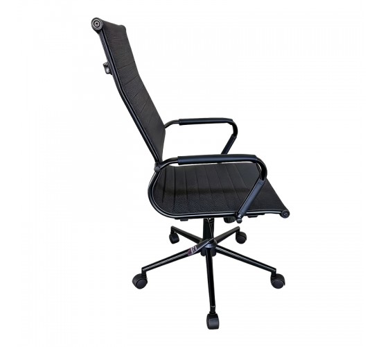 Καρέκλα γραφείου διευθυντή Valter pu μαύρο 55.5x58x108εκ Υλικό: METAL.  PP 277-000014