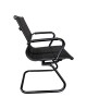 Καρέκλα γραφείου επισκέπτη Valter pu μαύρο 55.5x48x88εκ Υλικό: METAL. PU 277-000015