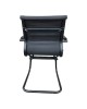 Καρέκλα γραφείου επισκέπτη Valter pu μαύρο 55.5x48x88εκ Υλικό: METAL. PU 277-000015