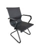 Καρέκλα γραφείου επισκέπτη Valter pu μαύρο 55.5x48x88εκ Υλικό: METAL. PU 277-000015