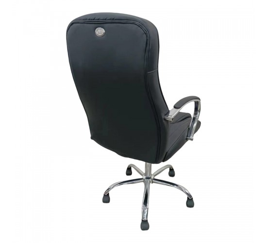 Καρέκλα γραφείου διευθυντή Quilted pu μαύρο 62x70x116εκ Υλικό: METAL. PU 277-000016
