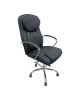 Καρέκλα γραφείου διευθυντή Quilted pu μαύρο 62x70x116εκ Υλικό: METAL. PU 277-000016
