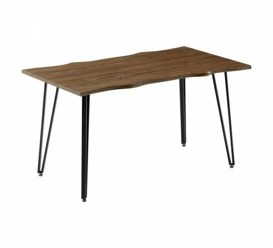 Τραπέζι Izzac επιφάνεια MDF sonoma-πόδι μαύρο μέταλλο 140x80x76εκ Υλικό: MDF - PAPER WOOD 278-000011 Τραπέζι Izzac επιφάνεια MDF sonoma-πόδι μαύρο μέταλλο 140x80x76εκ Υλικό: MDF - PAPER WOOD 278-000011