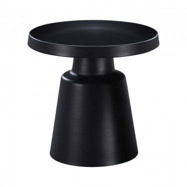 Βοηθητικό τραπέζι Ginoze μέταλλο σε μαύρη απόχρωση Φ50x50.5εκ Υλικό: METAL 278-000029