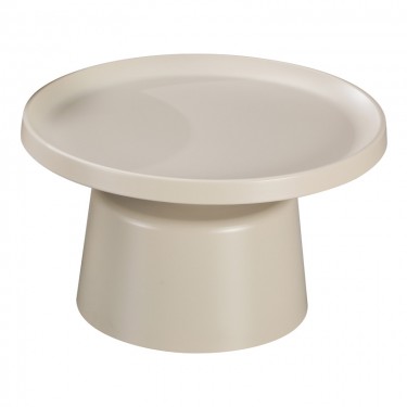 Τραπέζι σαλονιού Ginoze μέταλλο σε cappuccino απόχρωση Φ70x42,5εκ Υλικό: METAL 278-000030