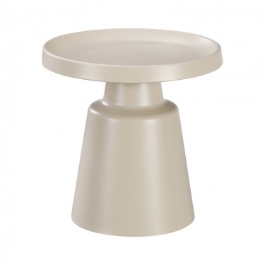 Βοηθητικό τραπέζι Ginoze μέταλλο σε cappuccino απόχρωση Φ50x50.5εκ Υλικό: METAL 278-000031