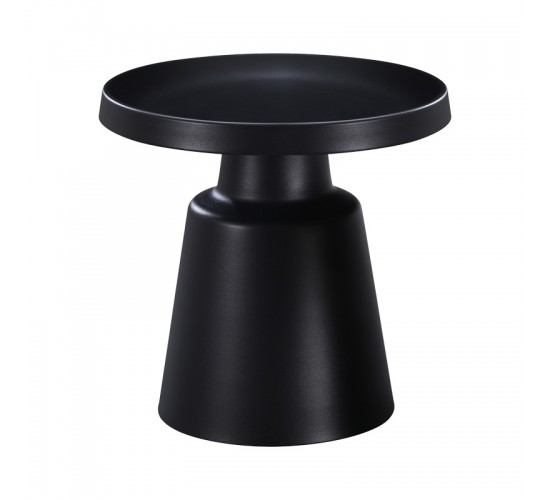 Τραπέζια σαλονιού Ginoze Inart σετ 2τεμ μέταλλο σε μαύρη απόχρωση Υλικό: METAL 278-000033