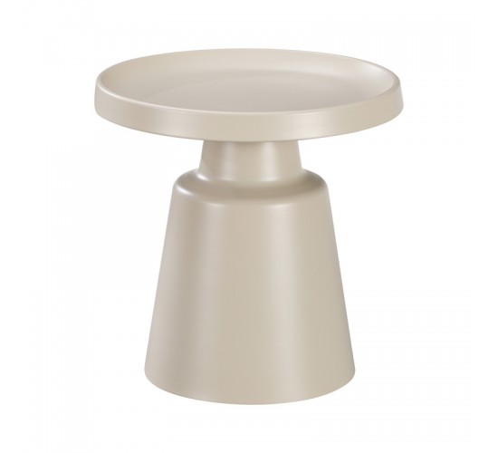 Τραπέζια σαλονιού Ginoze Inart σετ 2τεμ μέταλλο σε απόχρωση cappuccino Υλικό: METAL 278-000034