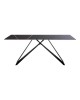Τραπέζι Meja sintered stone μαύρο μαρμάρου -μεταλλικά πόδια 180x90x76εκ Υλικό: SINTERED STONE -  METAL 278-000042