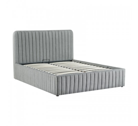 Κρεβάτι διπλό Zilin ύφασμα ανθρακί 160x200εκ Υλικό: FABRIC- PLYWOOD 279-000001 Κρεβάτι διπλό Zilin ύφασμα ανθρακί 160x200εκ Υλικό: FABRIC- PLYWOOD 279-000001