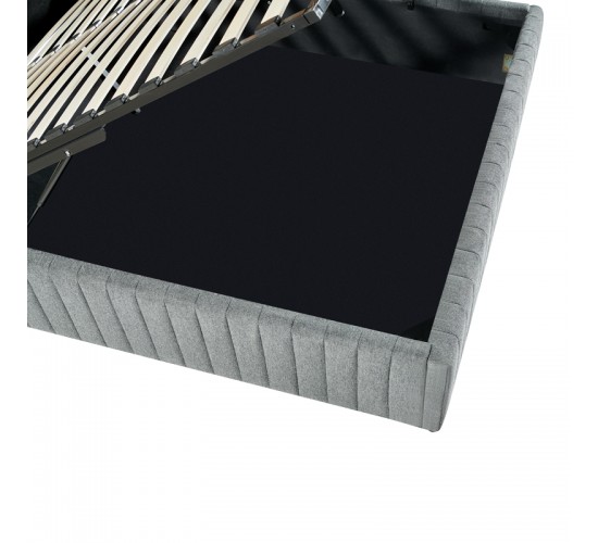 Κρεβάτι διπλό Zilin ύφασμα ανθρακί 160x200εκ Υλικό: FABRIC- PLYWOOD 279-000001 Κρεβάτι διπλό Zilin ύφασμα ανθρακί 160x200εκ Υλικό: FABRIC- PLYWOOD 279-000001