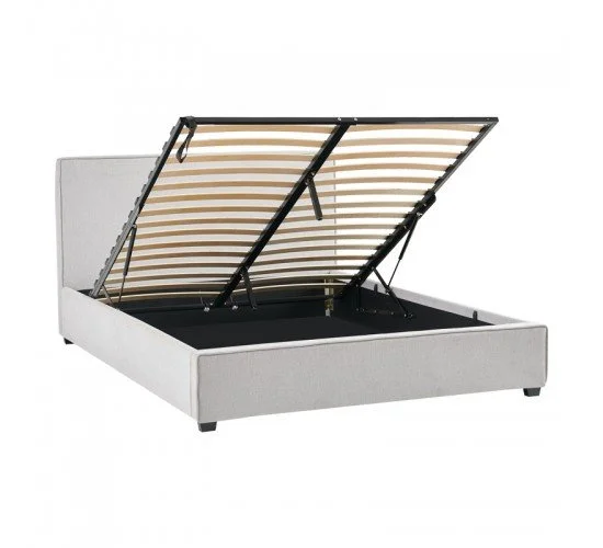 Κρεβάτι διπλό Bedka ύφασμα γκρι 160x200εκ Υλικό: FABRIC- PLYWOOD 279-000012 Κρεβάτι διπλό Bedka ύφασμα γκρι 160x200εκ Υλικό: FABRIC- PLYWOOD 279-000012