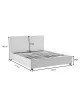 Κρεβάτι διπλό Bedka ύφασμα γκρι 160x200εκ Υλικό: FABRIC- PLYWOOD 279-000012 Κρεβάτι διπλό Bedka ύφασμα γκρι 160x200εκ Υλικό: FABRIC- PLYWOOD 279-000012
