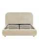 Κρεβάτι Salena ύφασμα σε μπεζ απόχρωση 160x200εκ Υλικό: FABRIC - PLYWOOD 279-000015