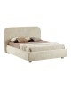 Κρεβάτι Salena ύφασμα σε μπεζ απόχρωση 160x200εκ Υλικό: FABRIC - PLYWOOD 279-000015