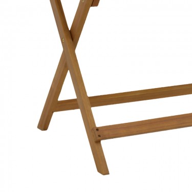 Τραπέζι Jaybo πτυσσόμενο φυσικό ξύλο ακακίας 100x65x72εκ Υλικό: ACACIA 282-000021