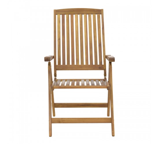 Τραπεζαρία Zerco-Falov σετ 5τεμ φυσικό μασίφ ξύλο ακακίας 130x80x72εκ Υλικό: ACACIA 282-000024