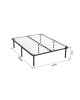 Σομιές μεταλλικός Quinnton 160x200x35εκ Υλικό: WOOD-METAL 285-000004 Σομιές μεταλλικός Quinnton 160x200x35εκ Υλικό: WOOD-METAL 285-000004